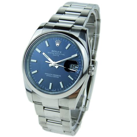 brand rolex series oyster perpetual date 34 model 115200 sso|rolex oyster date.